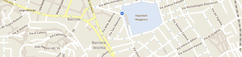 Mappa della impresa budal dario a TRIESTE