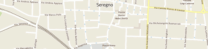 Mappa della impresa studio novara a SEREGNO