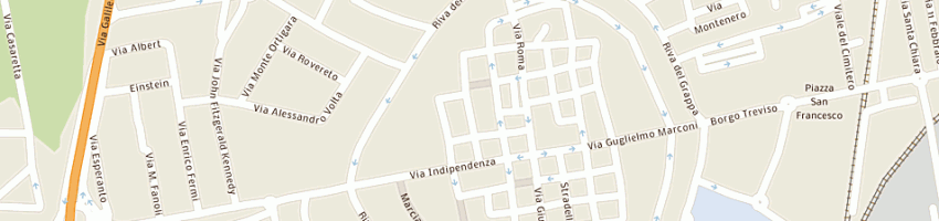 Mappa della impresa taverna i girasoli snc a CITTADELLA