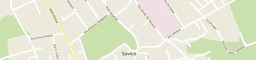 Mappa della impresa comune di sovico a SOVICO
