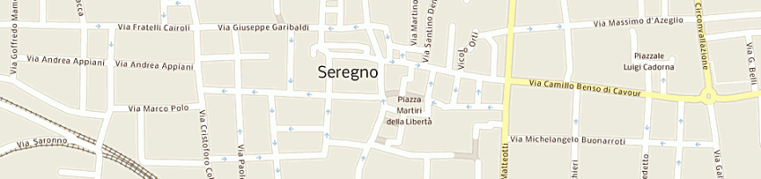 Mappa della impresa spizzigheria del corso sas a SEREGNO