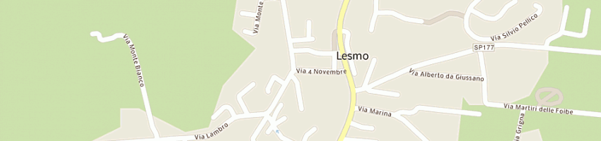 Mappa della impresa masiero tino a LESMO