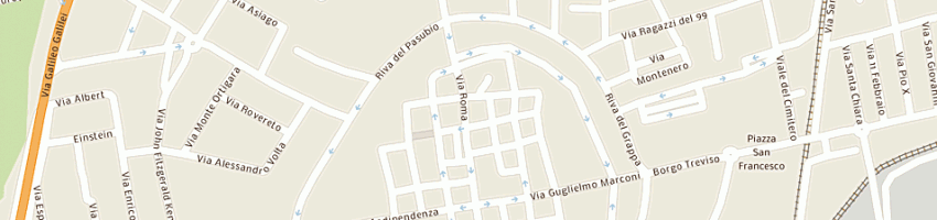 Mappa della impresa valigeria blue shop a PADOVA