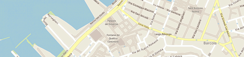 Mappa della impresa centro srl a TRIESTE