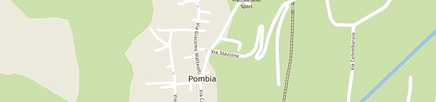 Mappa della impresa farmacia berti cesare luigi a POMBIA