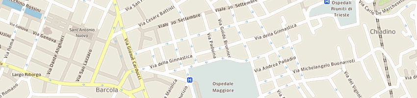 Mappa della impresa tagli e dettagli a TRIESTE