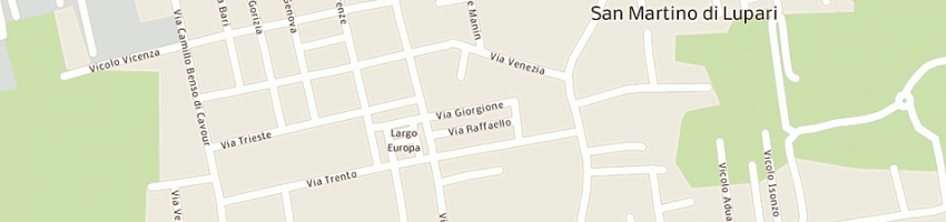Mappa della impresa pizzeria mezza luna a SAN MARTINO DI LUPARI