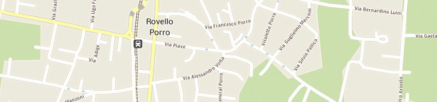 Mappa della impresa sanpaolo imi spa a ROVELLO PORRO