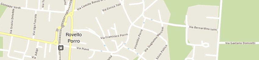 Mappa della impresa pizza pub snc di eredi furini luigi a ROVELLO PORRO