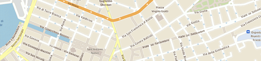 Mappa della impresa multilaser srl a TRIESTE