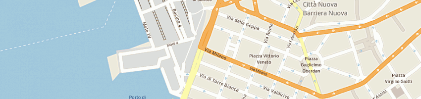 Mappa della impresa garage jolly srl a TRIESTE