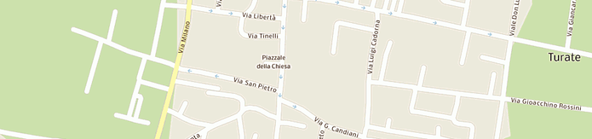 Mappa della impresa antonio seveso spa a TURATE