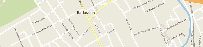 Mappa della impresa poste italiane a BARLASSINA