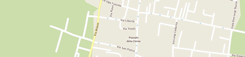 Mappa della impresa poste italiane spa a TURATE