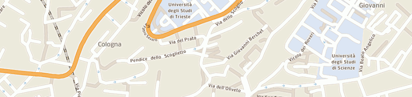 Mappa della impresa juliarredamenti a TRIESTE