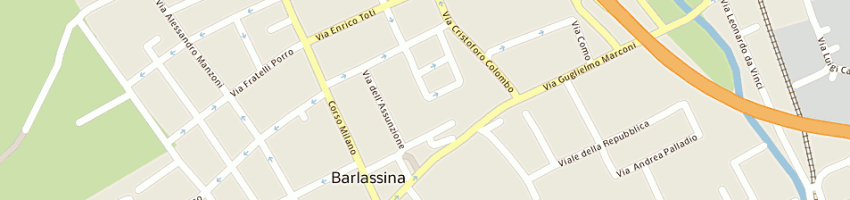 Mappa della impresa mar market spa a BARLASSINA