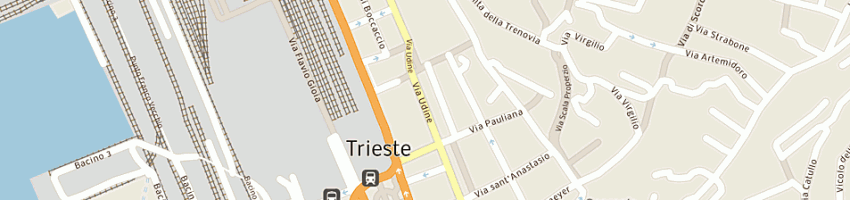 Mappa della impresa rupini a TRIESTE