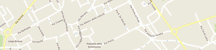 Mappa della impresa carabinieri a MALO