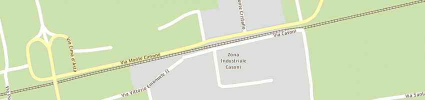 Mappa della impresa bar trattoria pizzeria casoni a SAN MARTINO DI LUPARI