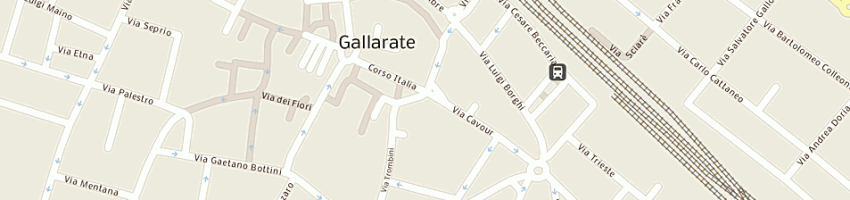 Mappa della impresa aspesi alessandro a GALLARATE