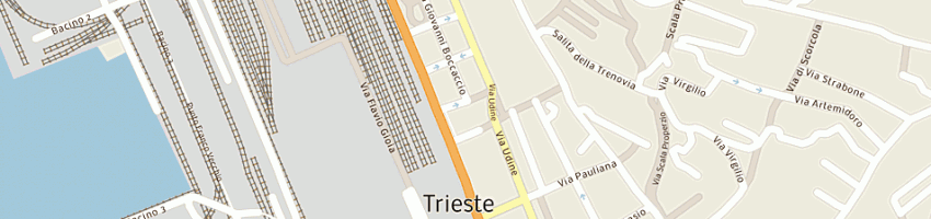 Mappa della impresa estfin spa a TRIESTE