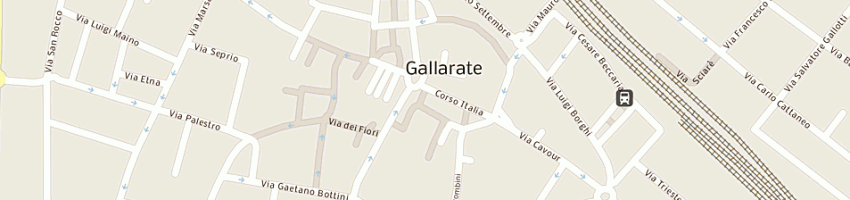 Mappa della impresa milani enrico a GALLARATE