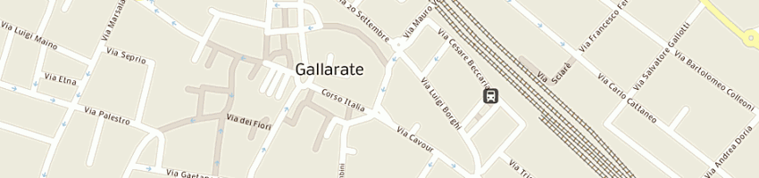 Mappa della impresa guarnieri alberto luigi a GALLARATE