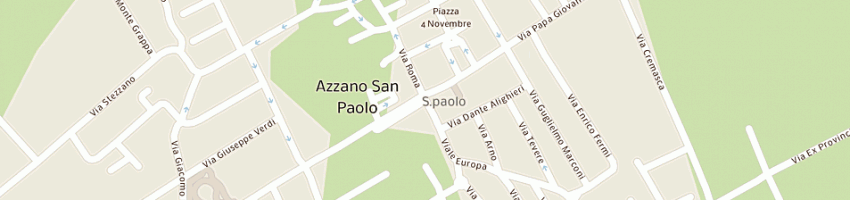 Mappa della impresa tomasoni luigi a AZZANO SAN PAOLO