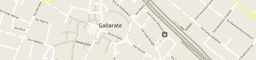 Mappa della impresa immobiliare postcastello di disaro' marcello a GALLARATE