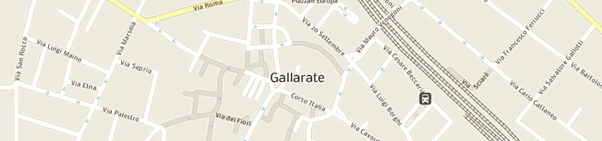 Mappa della impresa bossi silvana a GALLARATE