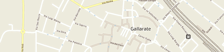 Mappa della impresa lanzarotti sergio a GALLARATE