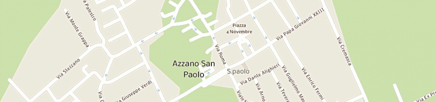 Mappa della impresa sala angelo a AZZANO SAN PAOLO