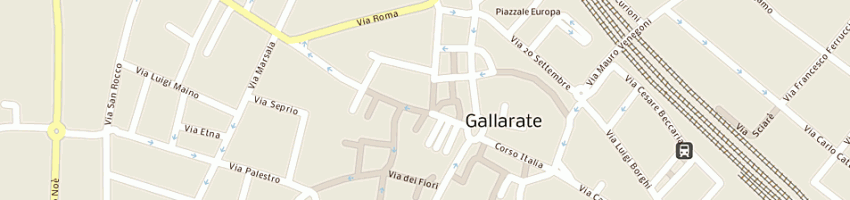 Mappa della impresa zeni camillo sas di ghirardi elena e c a GALLARATE