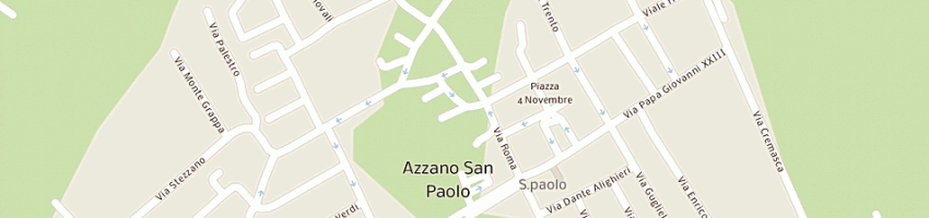 Mappa della impresa mandaletti giovanni gm video color a AZZANO SAN PAOLO