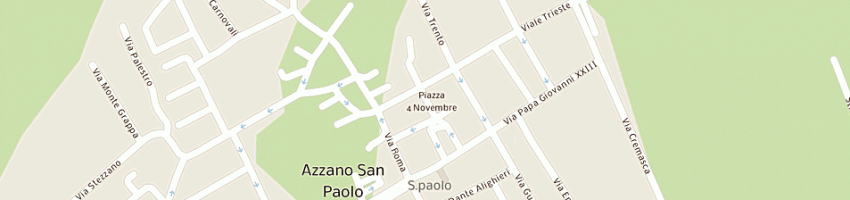 Mappa della impresa milesi michele a AZZANO SAN PAOLO