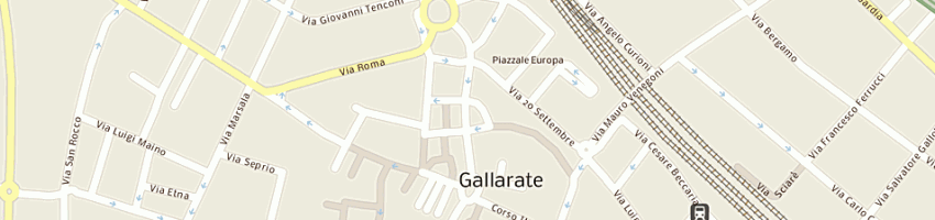 Mappa della impresa callegaro laura a GALLARATE