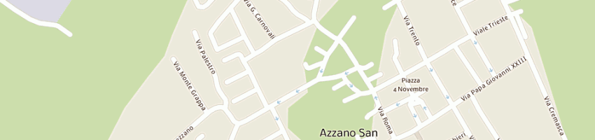 Mappa della impresa marossi claudio a AZZANO SAN PAOLO