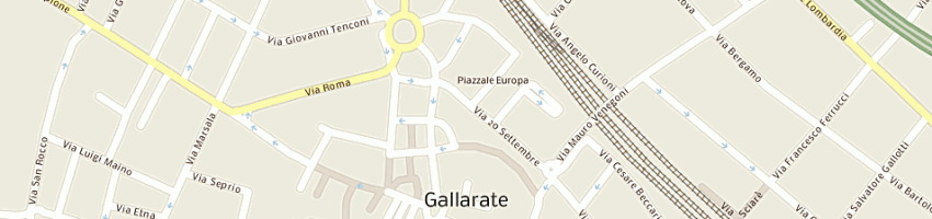 Mappa della impresa gp investigazioni srl a GALLARATE