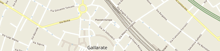 Mappa della impresa finan a GALLARATE