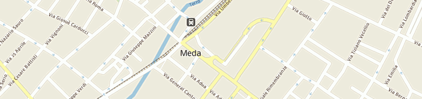 Mappa della impresa conti umberto e rodolfo snc a MEDA