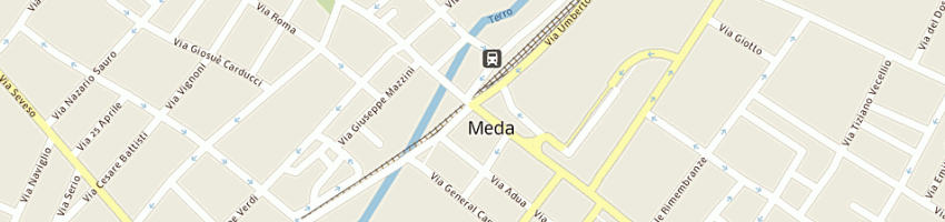 Mappa della impresa buzzi fratelli snc a MEDA