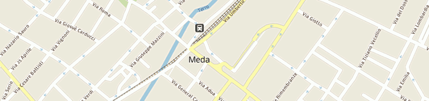 Mappa della impresa laboratorio analisi mediche alfa srl a MEDA