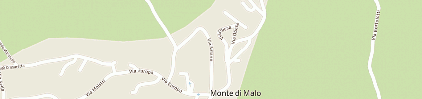 Mappa della impresa municipio a MONTE DI MALO