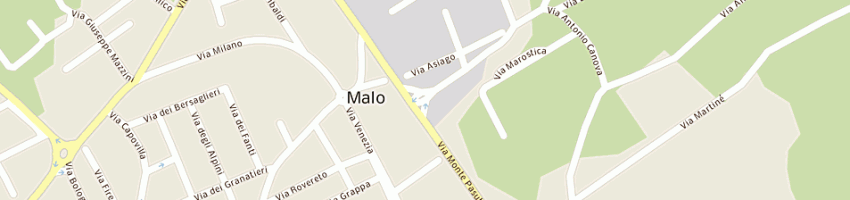 Mappa della impresa de facci noleggi srl a MALO