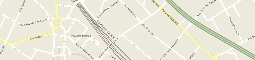 Mappa della impresa studio milani srl a GALLARATE