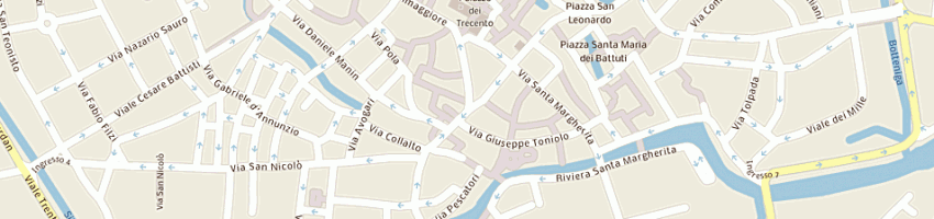 Mappa della impresa danesin a TREVISO