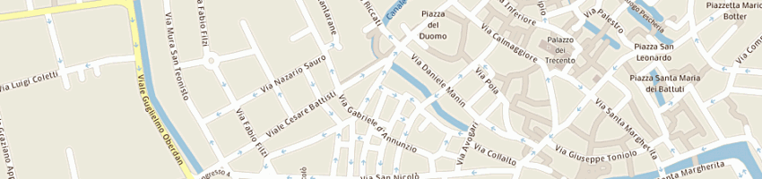 Mappa della impresa giornale la vita del popolo a TREVISO