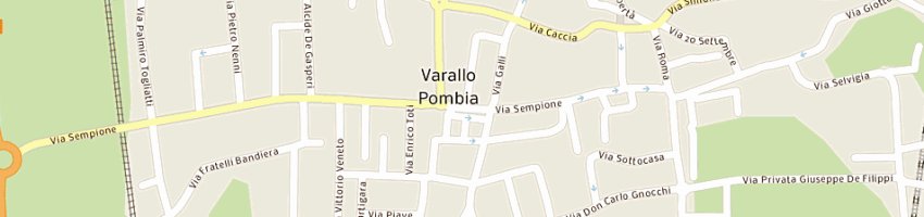 Mappa della impresa riso salsa srl a VARALLO POMBIA