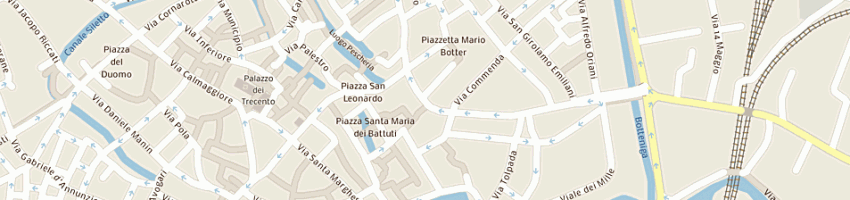 Mappa della impresa sandona' argenterie snc a TREVISO