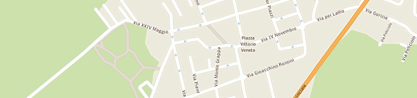 Mappa della impresa bar la piazzetta di gaverini marco a LALLIO
